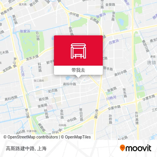高斯路建中路地图