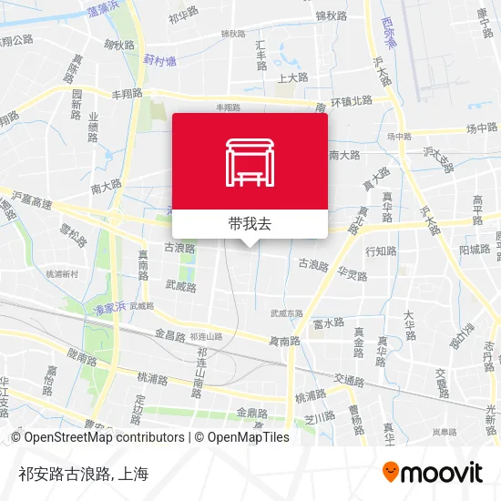 祁安路古浪路地图