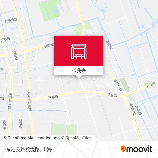 东港公路祝悦路地图