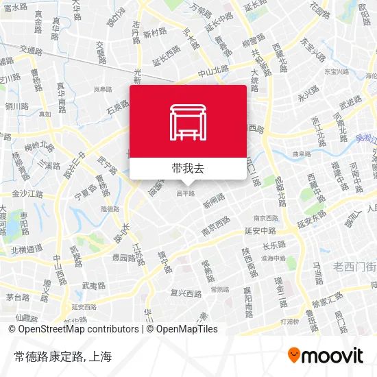 常德路康定路地图