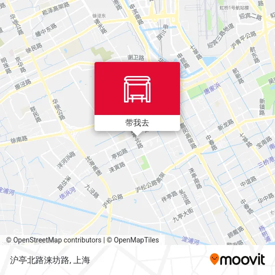沪亭北路涞坊路地图