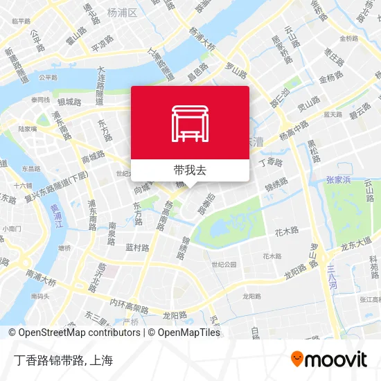 丁香路锦带路地图