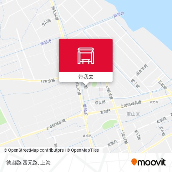 德都路四元路地图
