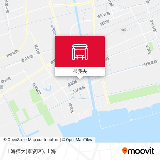 上海师大(奉贤区)地图