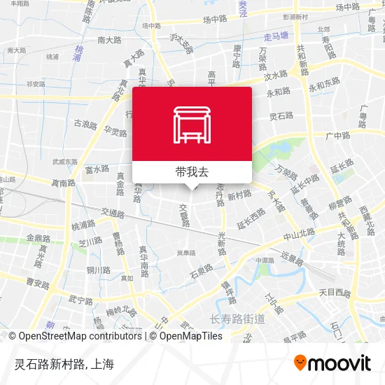 灵石路新村路地图