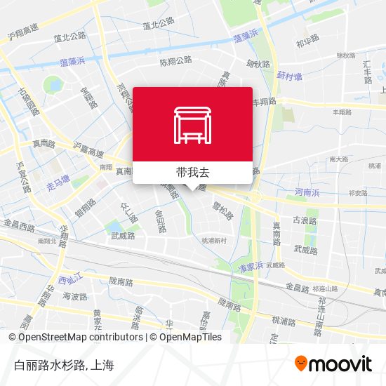 白丽路水杉路地图