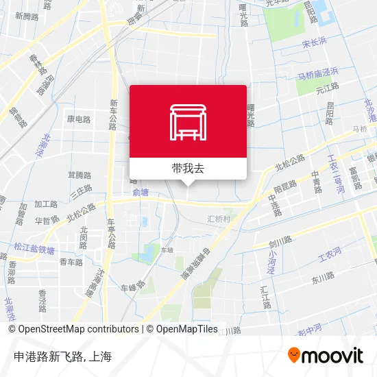 申港路新飞路地图
