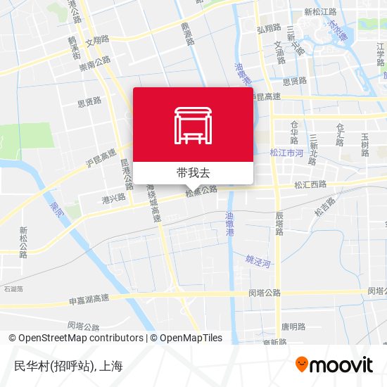 民华村(招呼站)地图