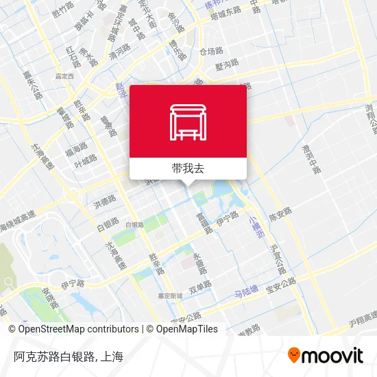 阿克苏路白银路地图