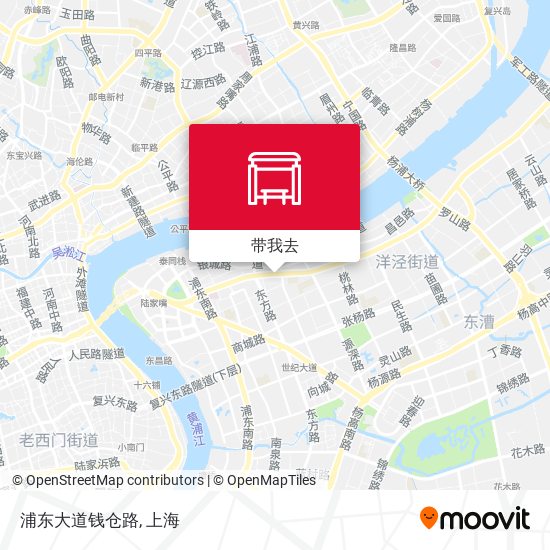 浦东大道钱仓路地图