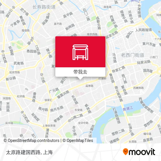 太原路建国西路地图