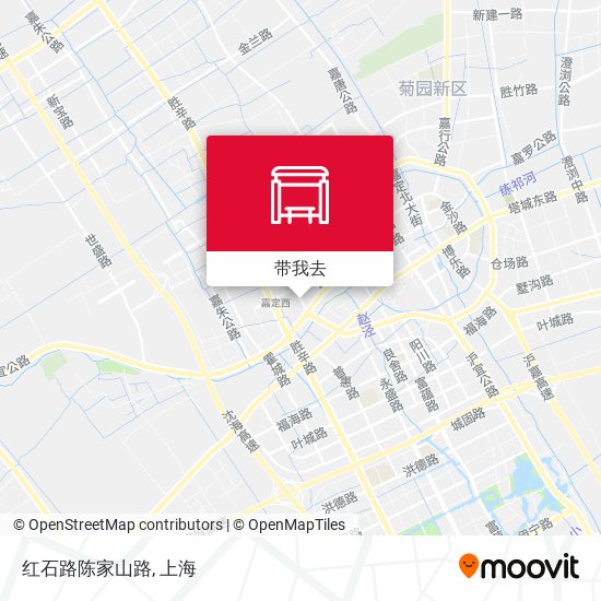 红石路陈家山路地图