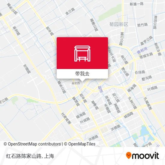 红石路陈家山路地图