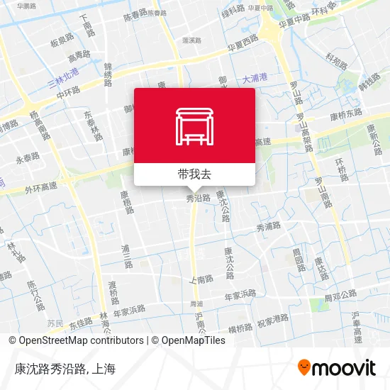 康沈路秀沿路地图