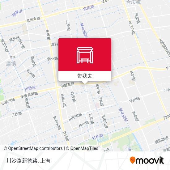 川沙路新德路地图