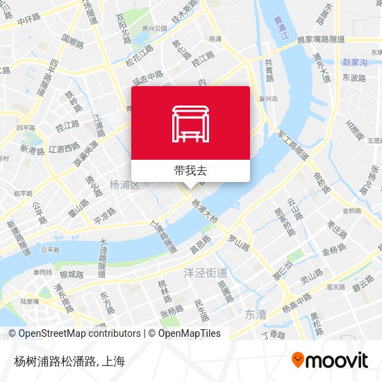 杨树浦路松潘路地图