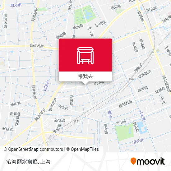 沿海丽水鑫庭地图