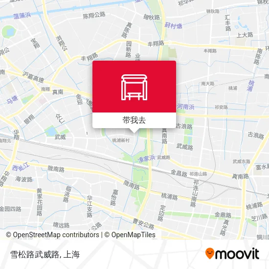 雪松路武威路地图