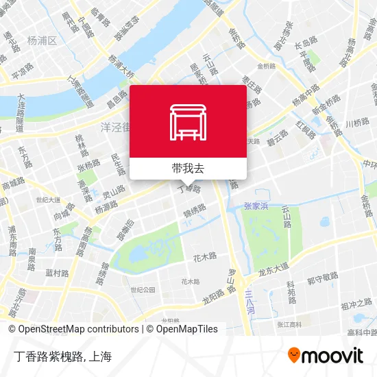 丁香路紫槐路地图