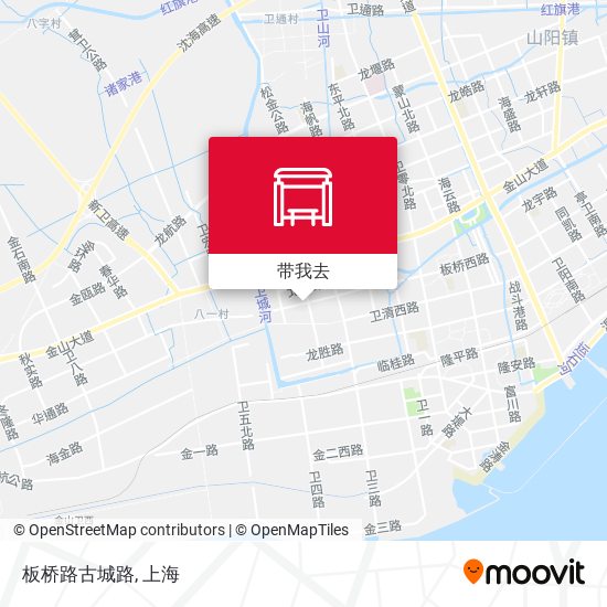 板桥路古城路地图