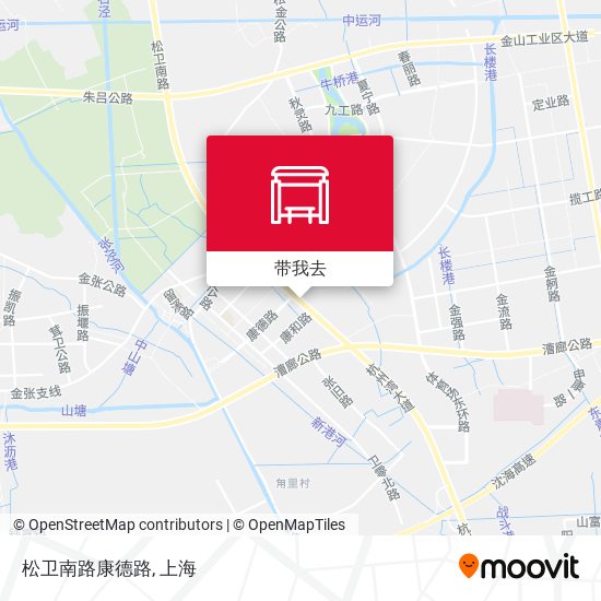 松卫南路康德路地图