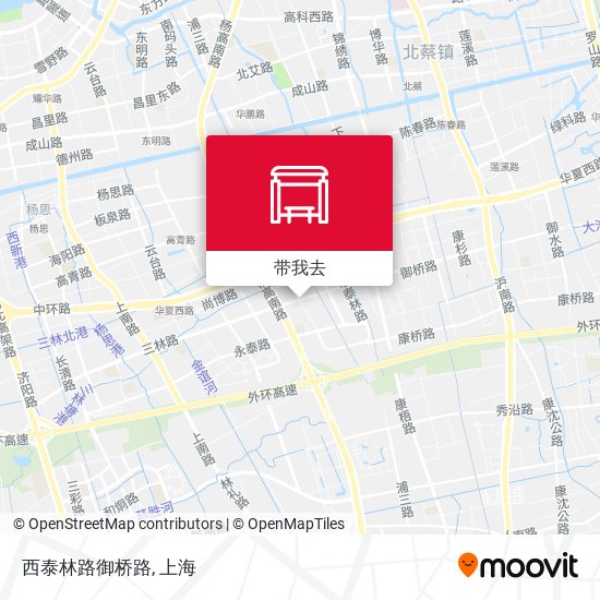 西泰林路御桥路地图