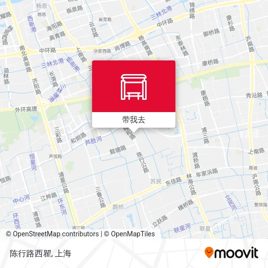 陈行路西瞿地图