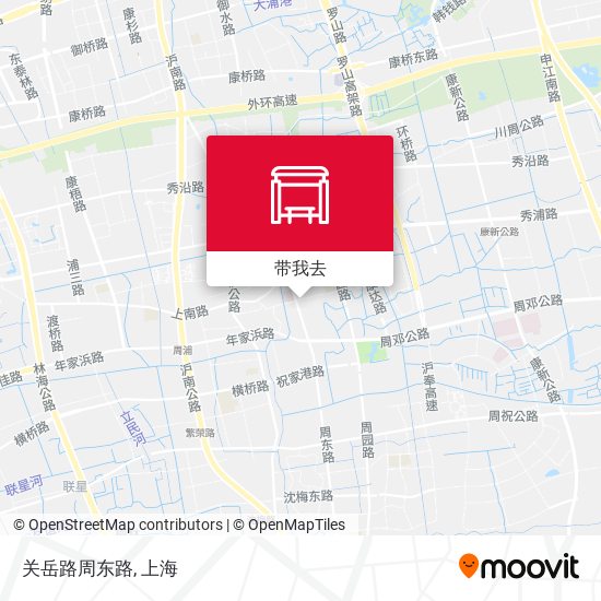 关岳路周东路地图