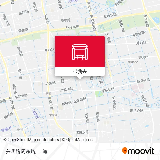 关岳路周东路地图