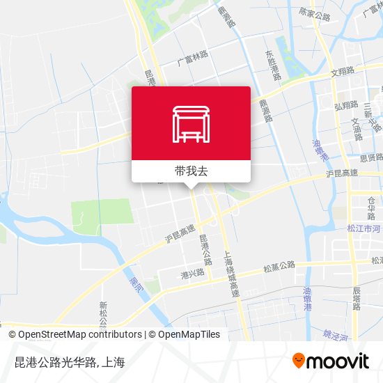 昆港公路光华路地图