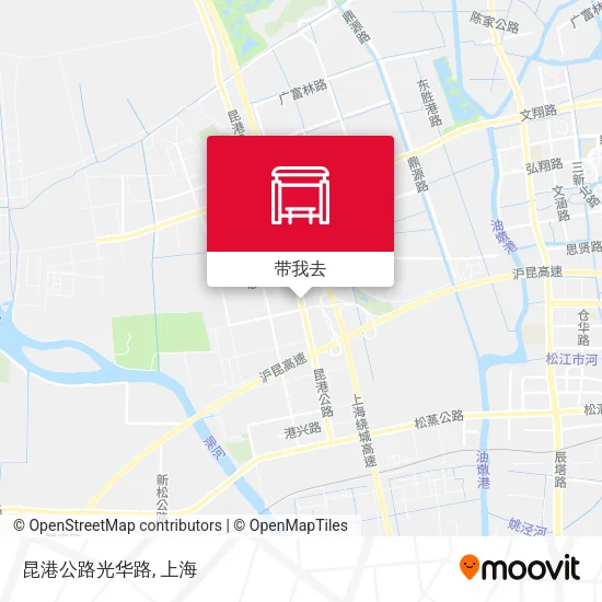 昆港公路光华路地图