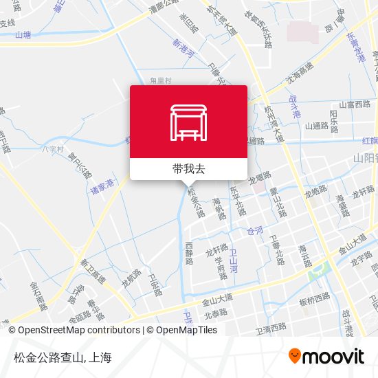 松金公路查山地图