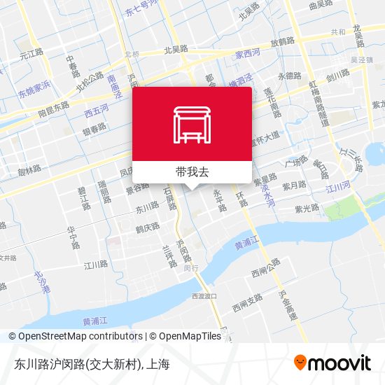 东川路沪闵路(交大新村)地图
