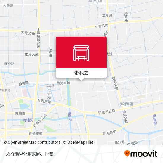 崧华路盈港东路地图
