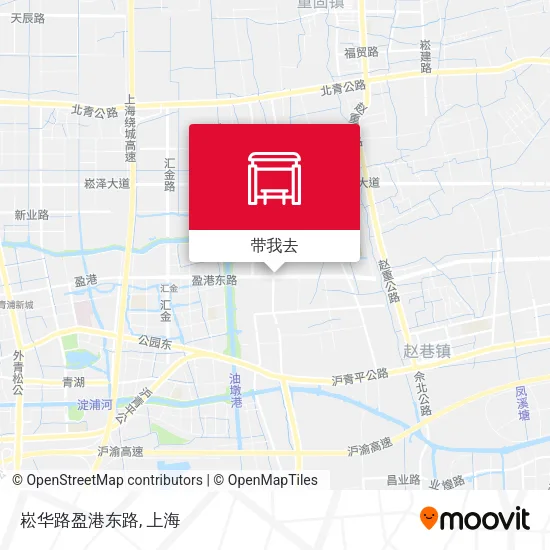 崧华路盈港东路地图