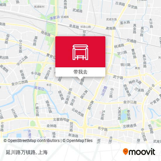 延川路万镇路地图