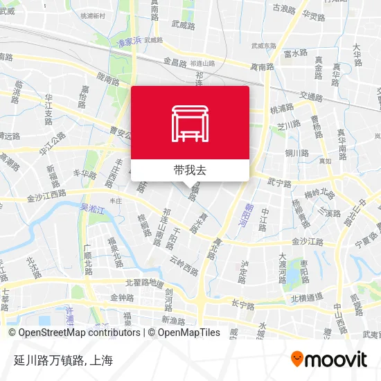 延川路万镇路地图