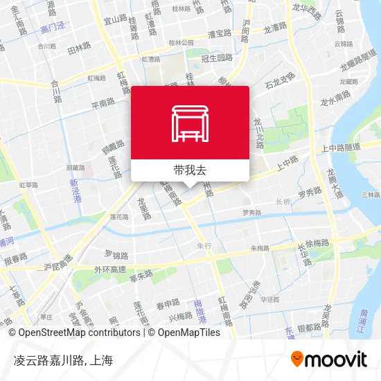 凌云路嘉川路地图