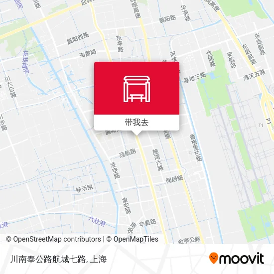 川南奉公路航城七路地图