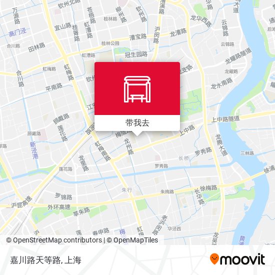 嘉川路天等路地图
