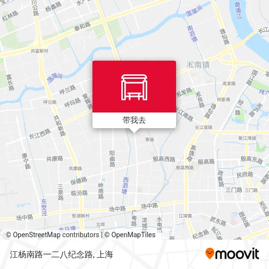 江杨南路一二八纪念路地图