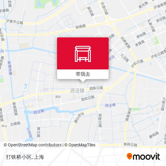 打铁桥小区地图