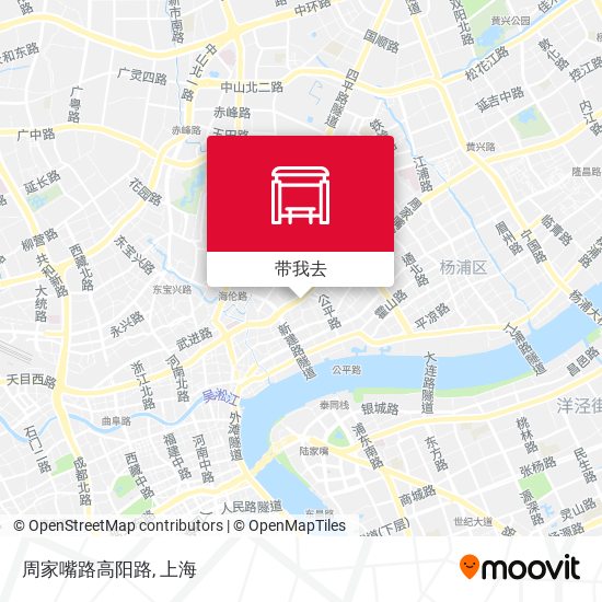 周家嘴路高阳路地图