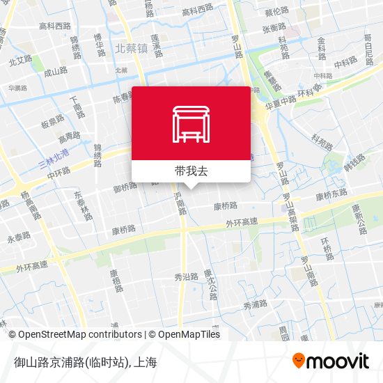 御山路京浦路(临时站)地图