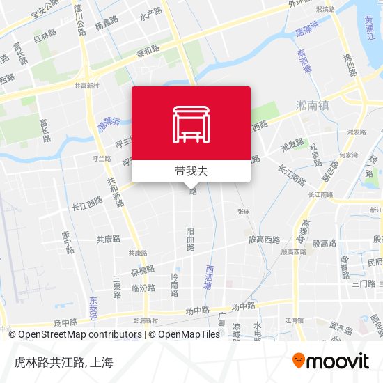 虎林路共江路地图