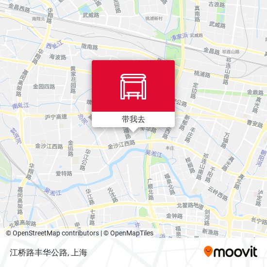 江桥路丰华公路地图