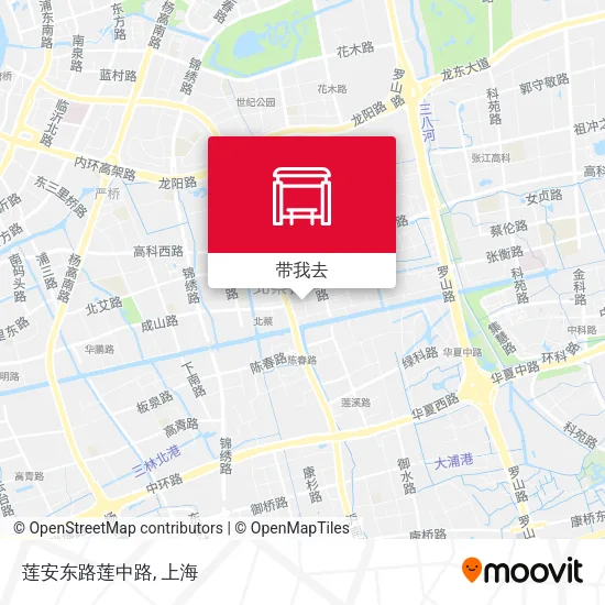 莲安东路莲中路地图