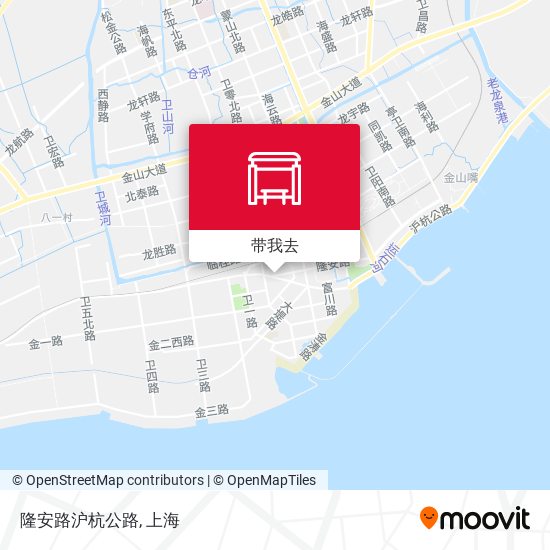隆安路沪杭公路地图