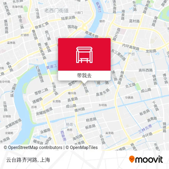 云台路齐河路地图