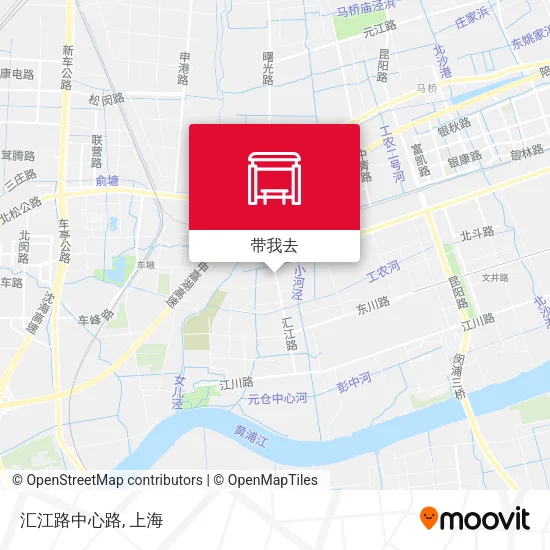 汇江路中心路地图